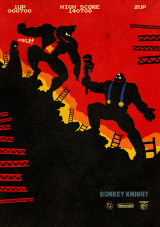 Illustration for article titled ​If The Dark Knight Returns Were About Donkey Kong